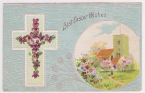 Vernon Center MN Easter Greetings Church Religious Vintage Postcard A35