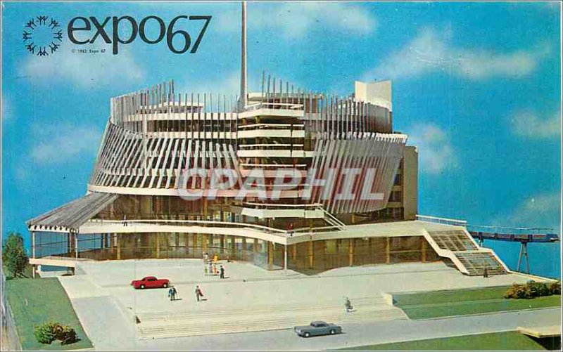 Postcard Old Pavilion of Expo Canada France 67