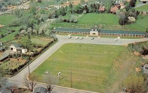 GALAX, VA Virginia  ROSE LANE MOTOR HOTEL~Bird's Eye   c1960's Chrome Postcard