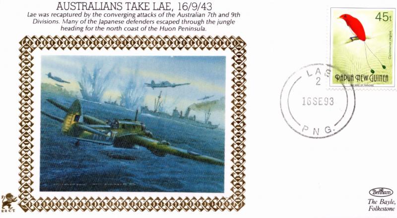 Australia Japanese Lae Air Battle WW2 War Military First Day Cover