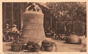 Vintage Postcard 1920's Glenwood Mission Inn Riverside California CA Pub Julius