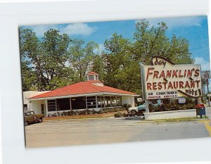 Postcard Franklin's Restaurant Statesboro Georgia USA