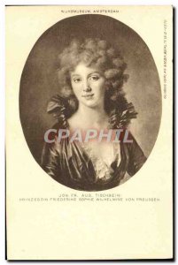 Old Postcard Amsterdam Princess Sophie von Preussen