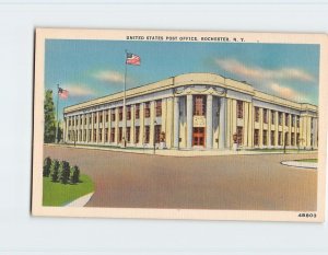 Postcard United States Post Office, Rochester, New York