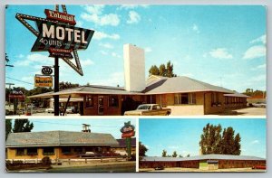 Colonial Lodge Motel - The Best Western Hotel - Elgin, Illinois - Postcard