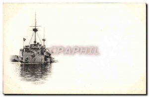 Old Postcard warship