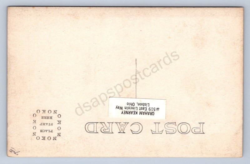 J87/ Zanesville Ohio RPPC Postcard c1913 Flood Disaster Main St Starr Co 1806