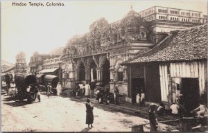 Sri Lanka Ceylon Hindu Temple Colombo Vintage Postcard C068