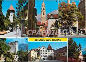 Postcard Modern Grusse aus Meran