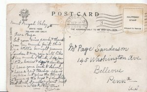 Genealogy Postcard - Family History - Sanderson - Bellevue - Penna - U.S.  A9228