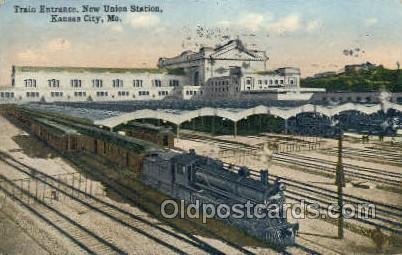 Union Station, Kansas City, Mo, Missouri, USA Train Railroad Station Depot 19...
