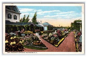 George Eastman Gardens Rochester New York  NY UNP WB Postcard H22