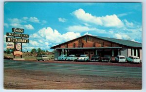 SHOW LOW, Arizona AZ ~ Roadside ENCKES MALAPAI INN 1950s Navajo County Postcard