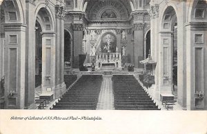 Interior of Cathedral of S. S. Peter and Paul Philadelphia Pennsylvania, PA