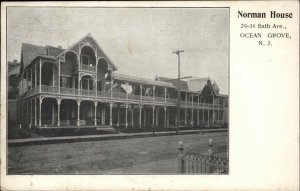 Ocean Grove New Jersey NJ Norman House c1905 Postcard