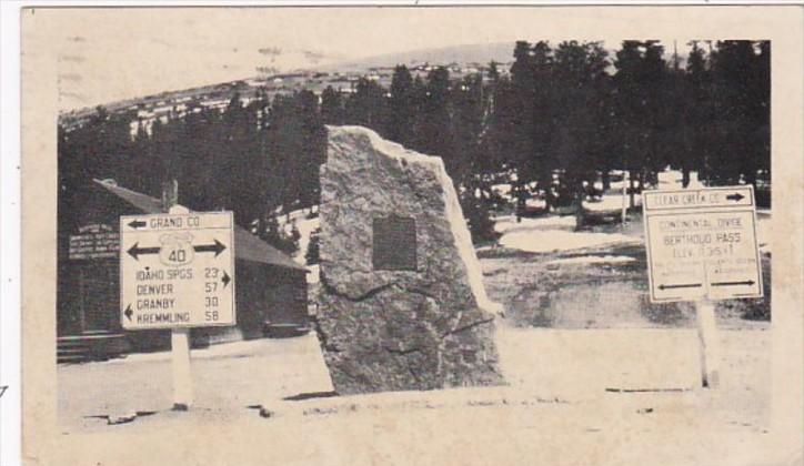 Colorado Berthoud Pass 1940