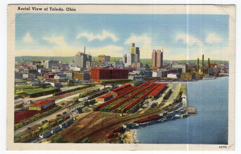 Aerial View of Toledo, Ohio
