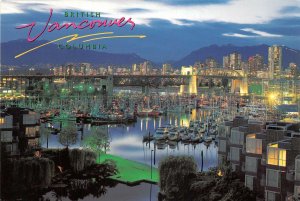 BT16463 night descends over  Vancouver  canada