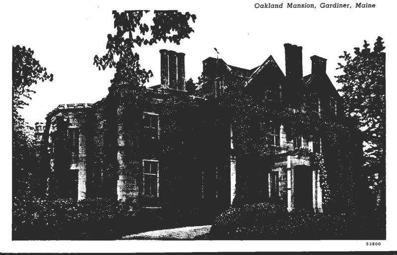 Maine Gardiner Oakland Mansion