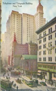 USA Telephone and Telegraph Building New York City Postcard 07.39