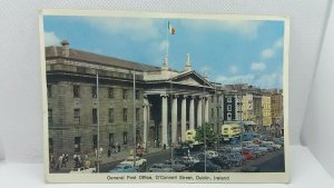 Vintage Postcard General Post Office O Connell St Dublin Ireland 1960s Nice View