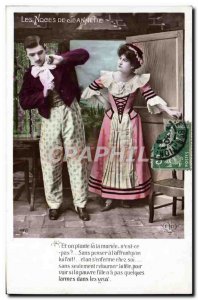 Old Postcard Fantasy Woman Marriage of Jeannette