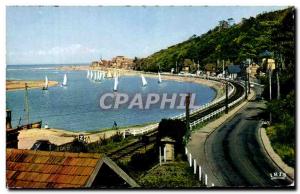 Postcard Moderne Cabourg Petite Cote D & # 39Azur sailboats returning to Port