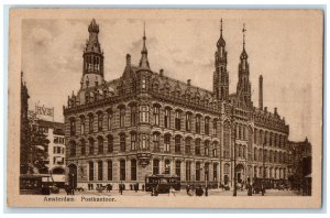 c1920's Amsterdam Post Office Amsterdam Netherlands Posted Antique Postcard