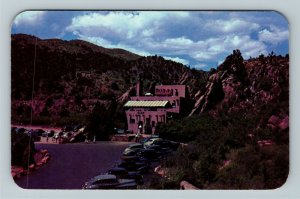 Pikes Peak CO- Colorado, Hidden Inn, Garden of the Gods, Chrome Postcard