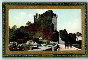Killarney Ireland Postcard Ross Castle Stronghold of O'Donoghue c1910 Tuck Art