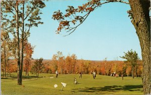 Monticello NY Laurels Hotel & Country Club Golf Course Unused Postcard G57