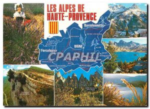 Modern Postcard The french departments the Alpes de Haute Provence