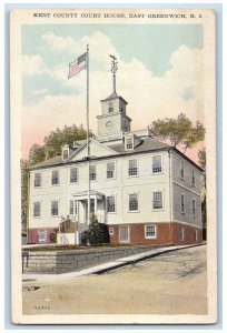 1920's Kent County Court House East Greenwich Rhode Island RI Unposted Postcard