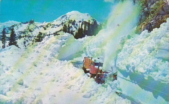 Washington Snow Plow In The Cascades 1959