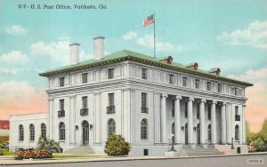 US POST OFFICE VALDOSTA GEORGIA POSTCARD (c. 1910)