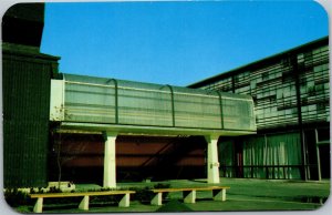 Postcard NY Corning Glass Center - pyrex bridge