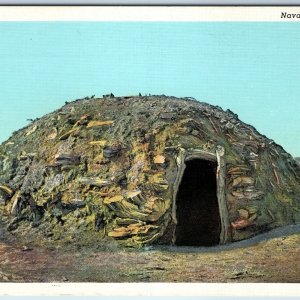 c1940s Navajo Hogan Dwelling Adobe Mud Stick Dome Home Desert Southwest A377