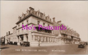 Sussex Postcard - The Burlington Hotel, Worthing   SW14747