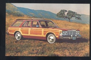 1979 CHRYSLER LEBARON TOWN & COUNTRY STATION WAGON ADVERTISING POSTCARD