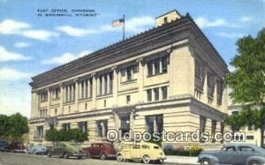 Cheyenne, WY USA Post Office Unused 