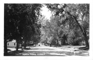 Buffalo Wyoming North Main Street Real Photo Antique Postcard K57583