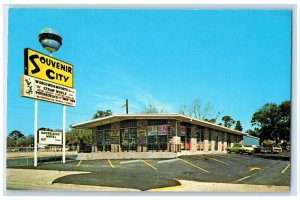 c1960 Exterior Souvenir City Broadwater Beach Hotel Bolixi Mississippi Postcard