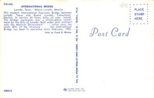 International Bridge - Laredo, Texas TX