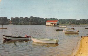 Severna Park Maryland Round Bay Cove Shoreline Vintage Postcard AA52348