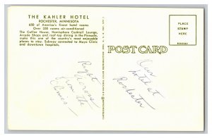 The Kahler Hotel Rochester Minnesota Multi View Postcard 