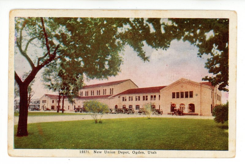 UT - Ogden. New Union Railroad Depot circa 1925