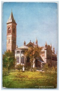 c1910 The Church Cawnpore India Wide Wide World Oilette Tuck Art Postcard