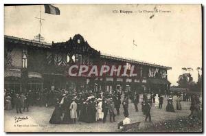 Old Postcard Horse Riding Equestrian Dieppe Racecourse