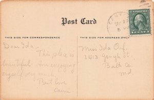 Camp Nepahwin, Canton, Pennsylvania, Early Postcard, Used