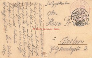 Germany, Frankfurt, Konzerthause Bellevue, 1914 PM, Vollmann No 405